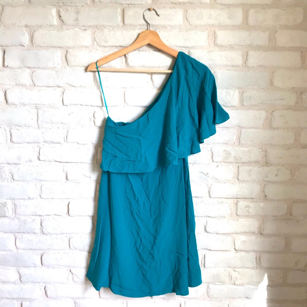 NWT Loft Off The Shoulder Sea Green Dress 4